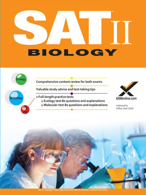 cover image of SAT Biology 2017